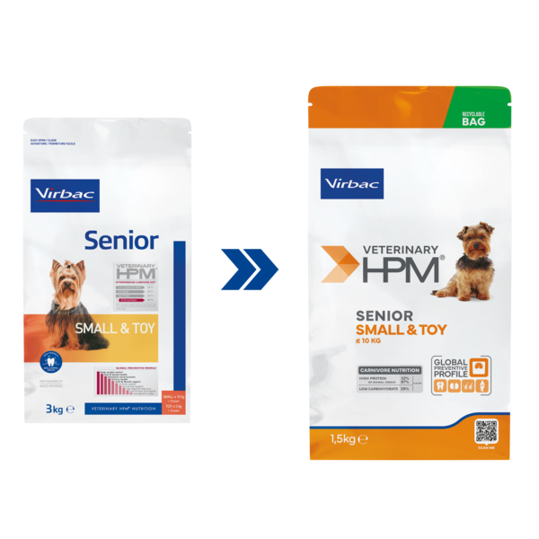 SENIOR SMALL & TOY DOG - Foder til ældre hunde - Små hunderacer